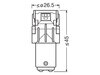 P21/5W LED-Lampen Osram LEDriving® SL Rot - BAY15d