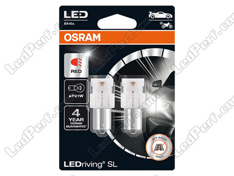 P21W LED-Lampen Osram LEDriving® SL Rot - BA15s