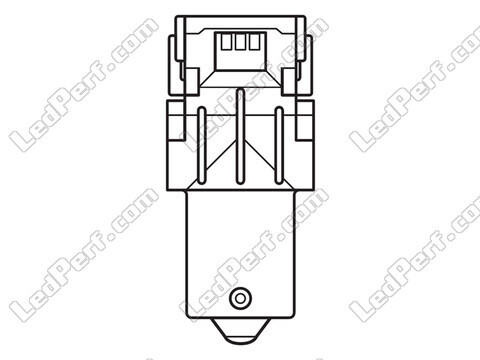 P21W LED-Lampen Osram LEDriving® SL White 6000K - BA15s