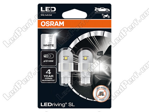 W16W LED-Lampen Osram LEDriving® SL White 6000K - W2.1x9.5d