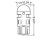 Orange W5W / WY5W LED-Lampen Osram LEDriving® SL - W2.1x9.5d