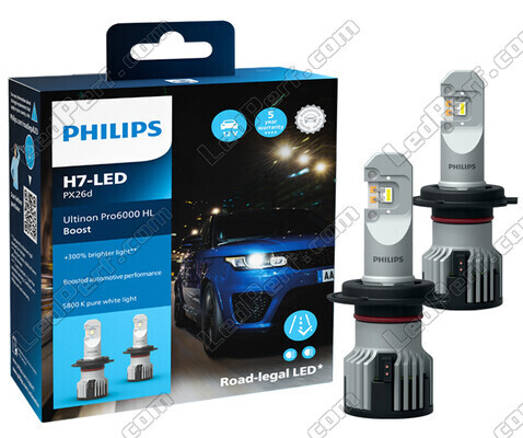 H7 LED-Lampen Philips ULTINON Pro6000 BOOST Zugelassene - 11972U60BX2