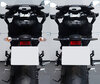 Vergleich vor und nach der Installation Dynamische LED-Blinker + Bremslichter für BMW Motorrad F 800 GS (2013 - 2018)