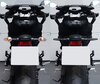 Vergleich vor und nach der Installation Dynamische LED-Blinker + Bremslichter für BMW Motorrad R 1200 R (2010 - 2014)