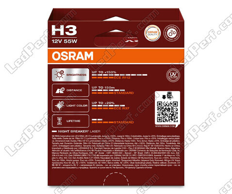 H3 Lampen Osram Night Breaker Laser +150 % - 64151NL-2HB