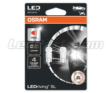 W5W LED-Lampen Osram LEDriving® SL Rot - W2.1x9.5d
