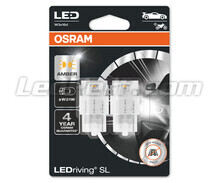 Orange W21W / WY21W LED-Lampen Osram LEDriving® SL - W3x16d