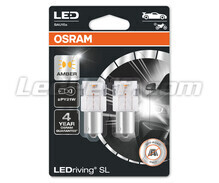 Orange PY21W LED-Lampen Osram LEDriving® SL - BAU15s